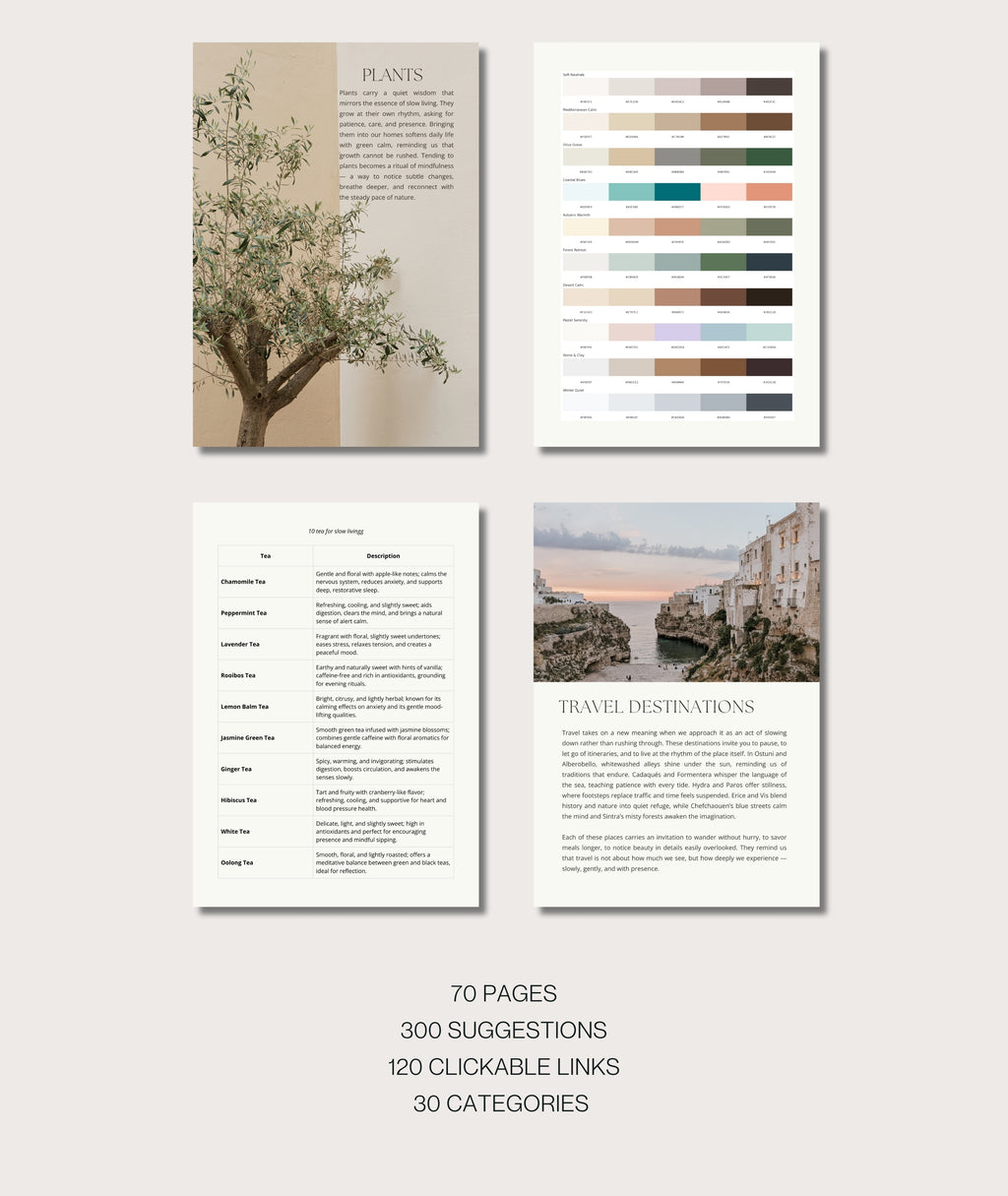 Slow Living Digital Guide